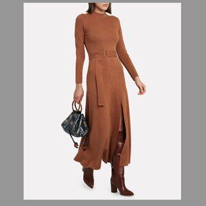 Nicholas Mock Neck Wool-Blend Dress Size Small Like New